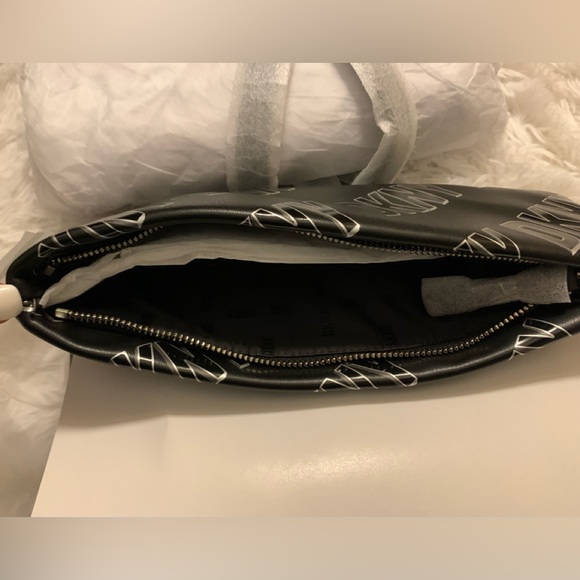 DKNY Tilly Fold Over Black Backpack Handbag - Picture 7 of 7